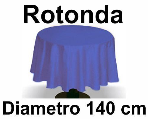 Tovaglia Rotonda 100/% Cotone diametro 140 cm Tinta Unita Sirge Vari Colori