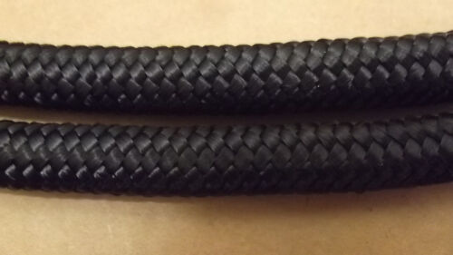 12mm NEW 1//2/" Black Safety Rope x 100/' Double Braid Static Line