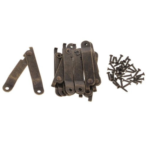 10pcs Armoire Meubles Boîte rotative à Pliage Couvercle Support écran charnière séjour