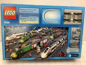 LEGO City Train 7896 Straight/Curved Tracks/Rails Power Functions-New