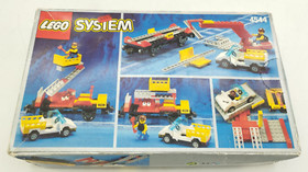 LEGO ® 4544 NEW Train Car Transport Wagon with Car Original Packaging MISB 9V Train Train Trains