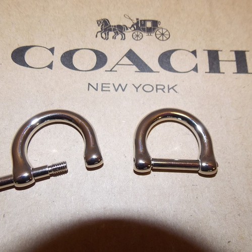COACH Replacement NICKEL D Rings 2 Two FITS WILLIS DR BAG BEEKMAN MURPHY