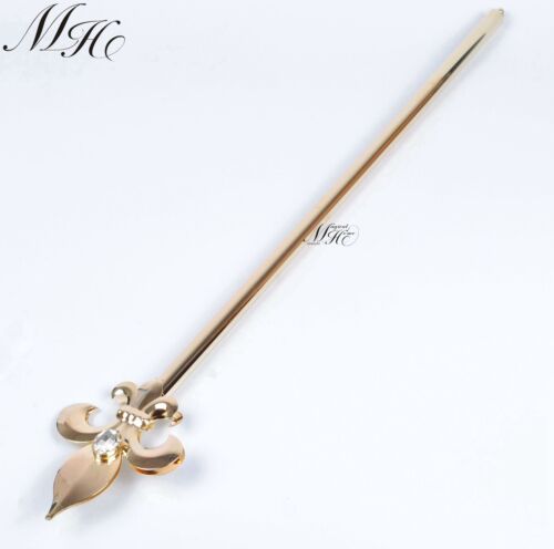 Imperial Medieval Scepters Wand Gold King Sceptres Pageant Party Costumes Props