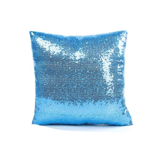 Glitter Sequins Square Cushion Cover Waist Throw Pillow Case DIY Car Sofa Home X 
