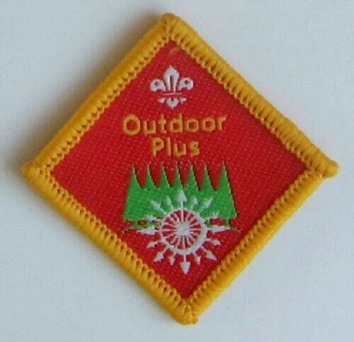 Post 2002 Outdoor Plus Challenge Award Cub Scout Badge New