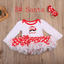 Christmas Kid Baby Girl Lace Tutu Dress Top+Leggings Outfit Clothes Set Costume