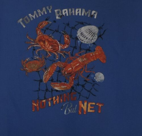 Brand New Details about   Tommy Bahama "NOTHING But NET" Blue T Shirt 
