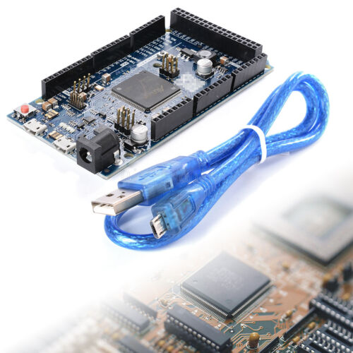 Für Arduino Due R3 SAM3X8E 32-bit ARM Cortex-M Control Board Module Cable New 