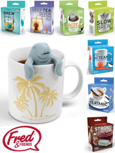 Various Fun Novelty Designs Fred Silicone Tea Infusers 