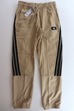 ADIDAS SPORTSWEAR FUTURE ICONS WOVEN RIPSTOP PANTS TROUSERS BEIGE HA6568 MEN M