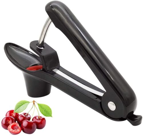 Cherry/Olive Pitter Tool Cherry Stoner Pitter Core Remover with Lock Green Black 