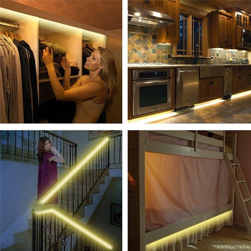 12V DC Infrared Sensor Light Strip Waterproof LED Intelligent Bed Cabinet Lamp