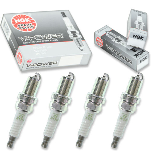 4 pcs NGK V-Power Spark Plugs for 1999-2004 Subaru Forester 2.5L H4 Engine fw 