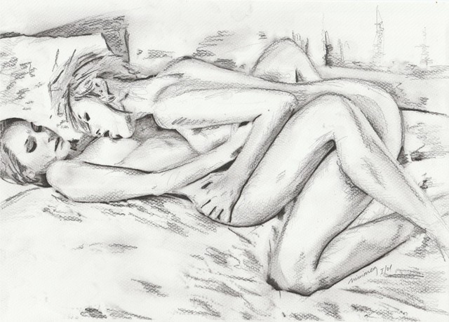 Pencil Drawn Lesbian Porn 97