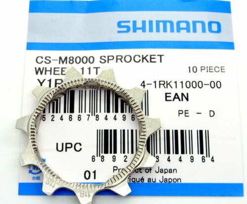 SHIMANO XT CS-M8000//HG800 11 Speed Sprocket Wheel 11T Cog XTR M9000//M9001 usable