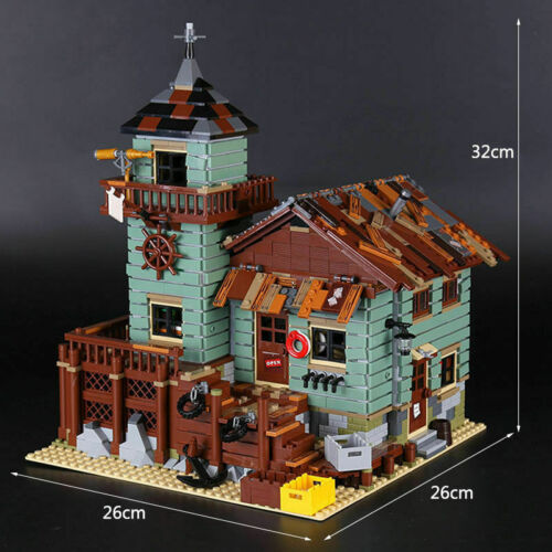 16050 Old Fishing Store shop Creative film series Building bricks blocks 2294PCS