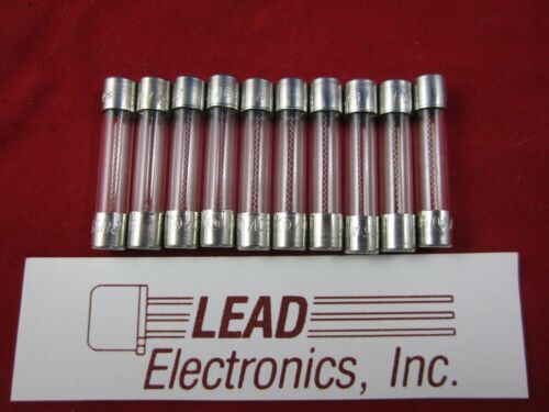 10 AMP 10 each 6MM X 30MM SLO-BLO   GLASS FUSE 50 total MDL5 8 6 7