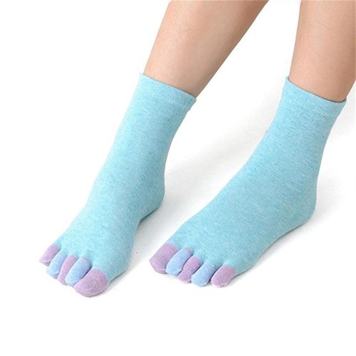 Hose Colorful Soft Sock Women Socks Toe Socks Cotton Socks Five Fingers Socks