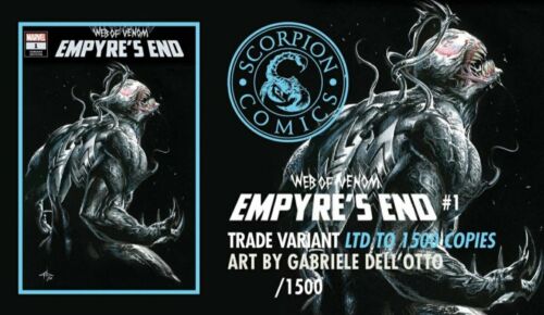 Marvel Comics Web of Venom Empyre/'s End #1 Gabriele Dell/'Otto Variant!