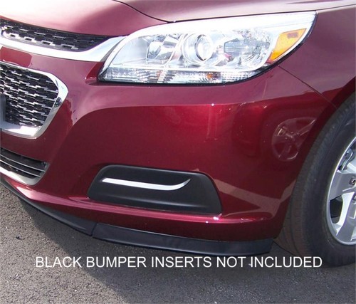 FRONT BUMPER FOG LIGHT CHROME TRIM STRIPS FIT 2013 2014 2015 CHEVROLET MALIBU