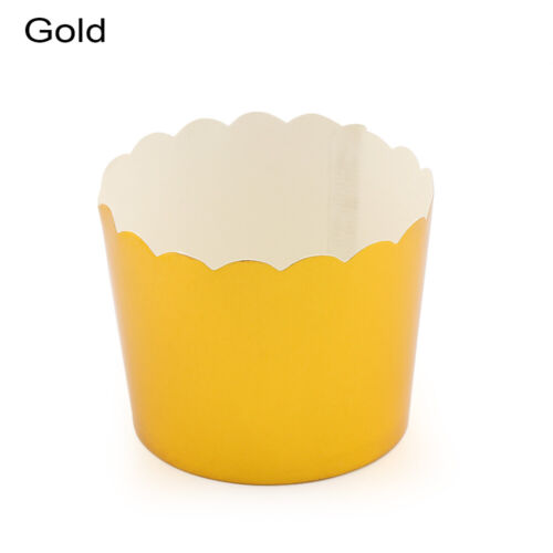 50PCS Cupcake Wrappers Cake Paper Cups Liner Wedding Party Supplies Baking Cup 
