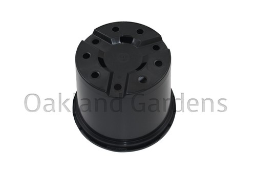 500 X 5 Litre Plant Pots Strong Plastic Black Flower Pot L LT High Quality