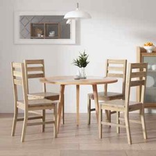 2/4/6x Madera Maciza de Acacia Sillas de Salón Comedor Marron Asientos vidaXL