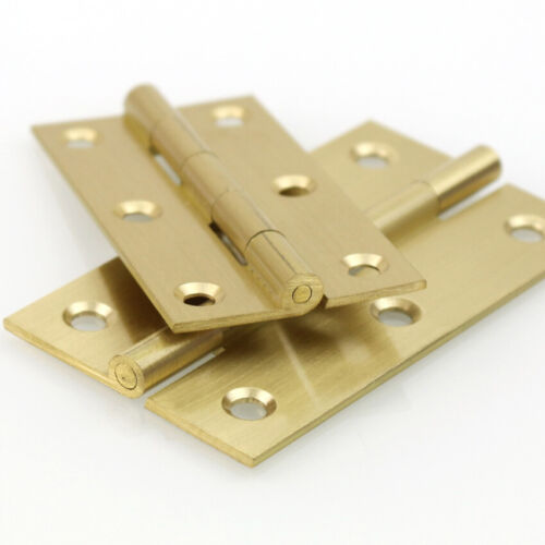 Quality Solid Brass Fix Pin Butt Hinge Choose Small-Large Door Cabinet Cupboard 