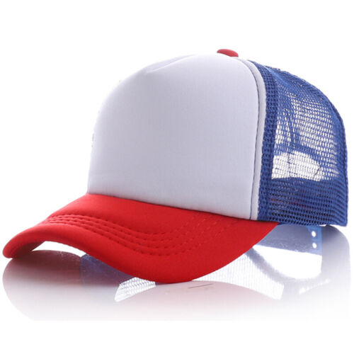 Kinder Jungen Mädchen Mesh Baseball Cap Mütze Basecaps Kappe Trucker Sommer Hüte