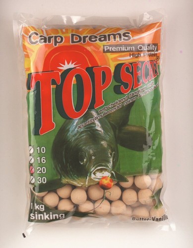 Top Secret Carp Dream Boilie Sonderedition 16mm Shellfish Hanf