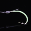 Fishing Hooks String Luminous Hook with 5 Small Hooks Luminous Barb /& Beads