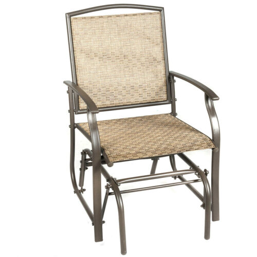 Patio Glider Rocking Chairs Outdoor Deck Loveseat Person Rocker Bench Furniture 