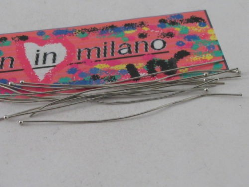 16 SPILLI IN OTTONE CRUDO RODIATO LUNGHI 7 CM SP 06MM
