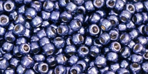 11//0 Toho Round Glass Seed Beads Metallic Galvanized Permanent Finish 10g
