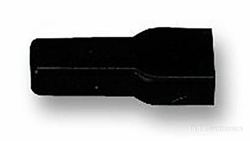PK100 TE Connectivity//AMP 2-180930-5 Copertura FASTON Nero
