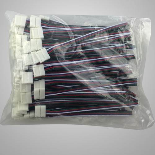 10//20//50//100 x 5Pin Free Soldering Connector Wire Cable For 5050 RGBW LED Strip