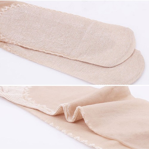 1//5Pairs Ultra-thin Elastic Silky Non-slip Short Stockings Womens Ankle Socks