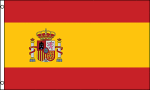 L/'ESPAGNE International 3x5 Polyester Drapeau
