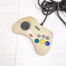 Sega Saturn white Console with 2 controllers & Japan game W926Y *US TARIFF PAID