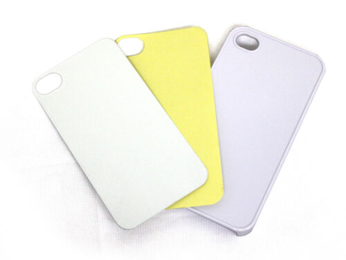 10 Hard White Blank iPhone 4 Case// Cover in White for Heat Sublimation Printing