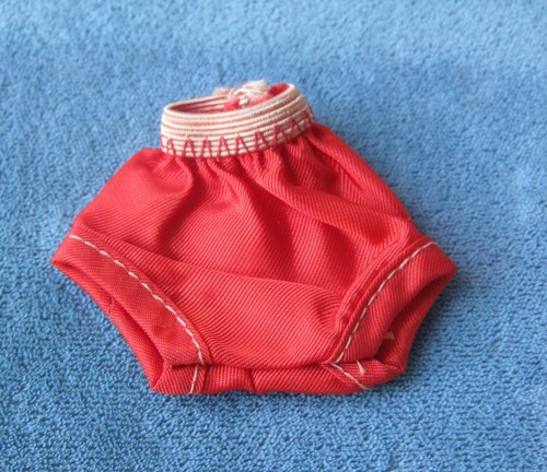 VINTAGE ~ RED PANTIES ~ BETSY McCALL ~ RAYON ~ OLD STORE STOCK ~ 1950s-60s