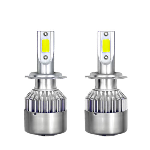 Pair H7 120W 10800LM COB LED Headlight Bulbs Kit High//Low Beams 6000K White Lamp