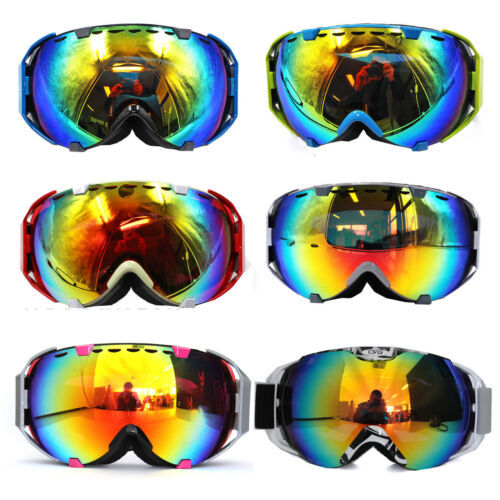 Snowboard SKi Snow Adult GOGGLES Ski AntiFog Lens Dual Eye Wear Len Winter 