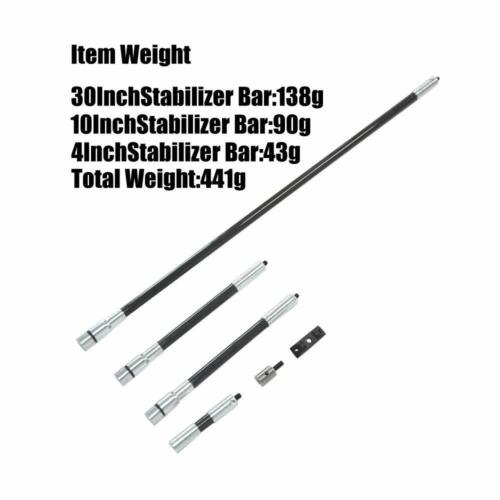 Bogenschießen Carbon Stabilisator V-Bar Balance Rod Set Recurve Compoundbogen