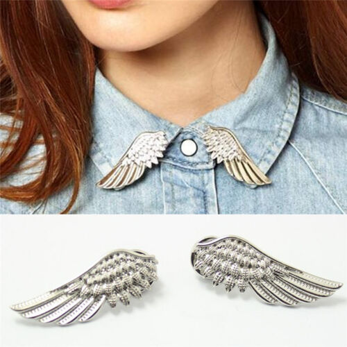 New Vintage Chain Tassel Blouse Shirt Collar Tip Pin Brooch Clip Cocktail  WWP4