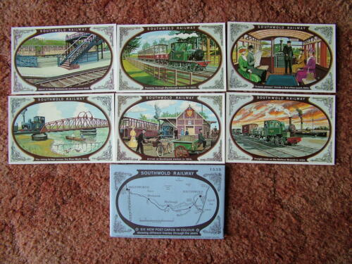 Set of 6 DALKEITH Postcards SOUTHWOLD RAILWAY Mint Condition