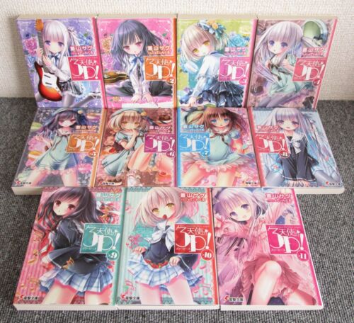 Tenshi no 3P Vol.1-11 Complete Comics Set Japanese Ver Light Novel Version 