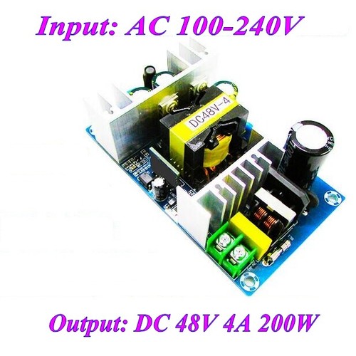 AC 110V 220V to DC 48V 4A 200W Switch Power Supply Board AC-DC Power Module