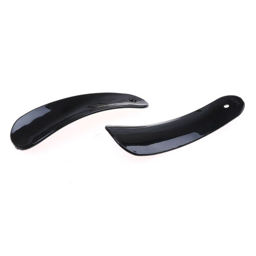 2pcs 11cm Black Plastic Shoehorn Shoe Horns Spoon Shoes Accessories R /_ yk