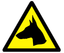 3 x DOBERMAN DOG WARNING TRIANGLES VARIATIONS AVAILABLE